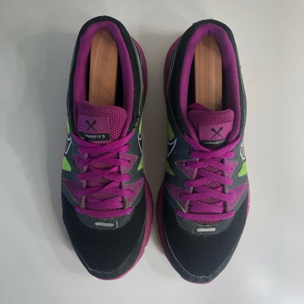 Nike Womens Lunarfly 3 + Running Shoes Black - Picture 3 of 7